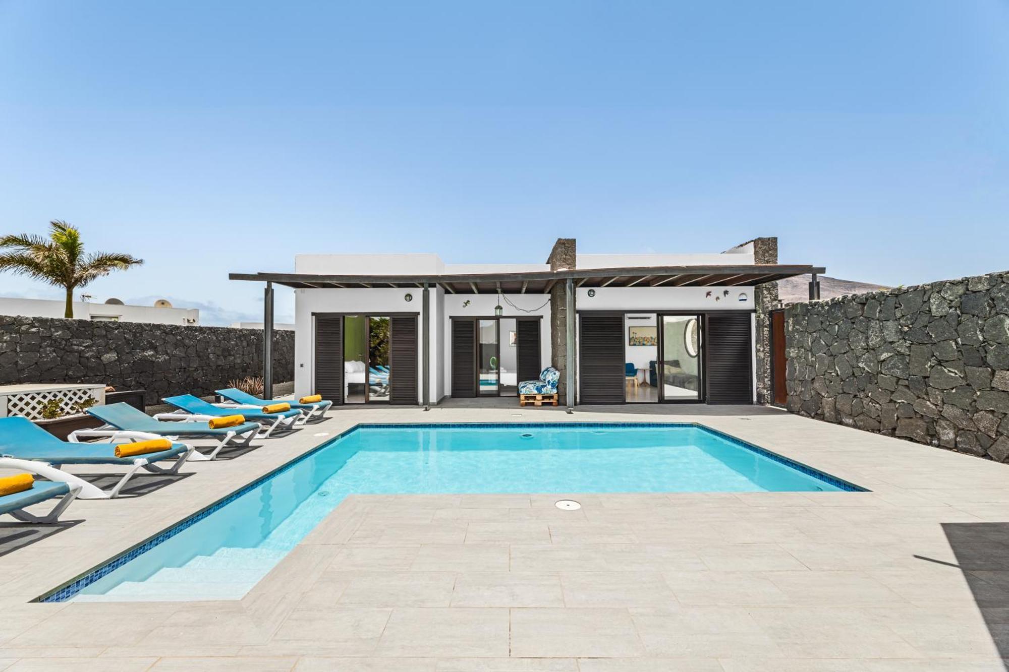 3 Bedroom Villa With Private Pool Close To Papagayo Beach Playa Blanca  Luaran gambar