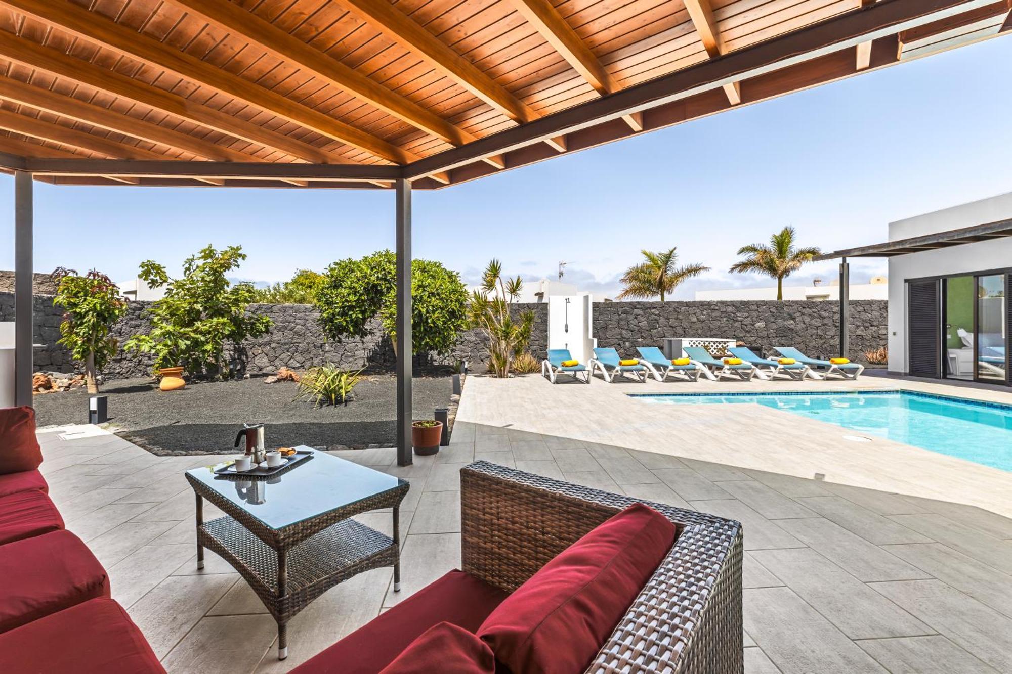 3 Bedroom Villa With Private Pool Close To Papagayo Beach Playa Blanca  Luaran gambar