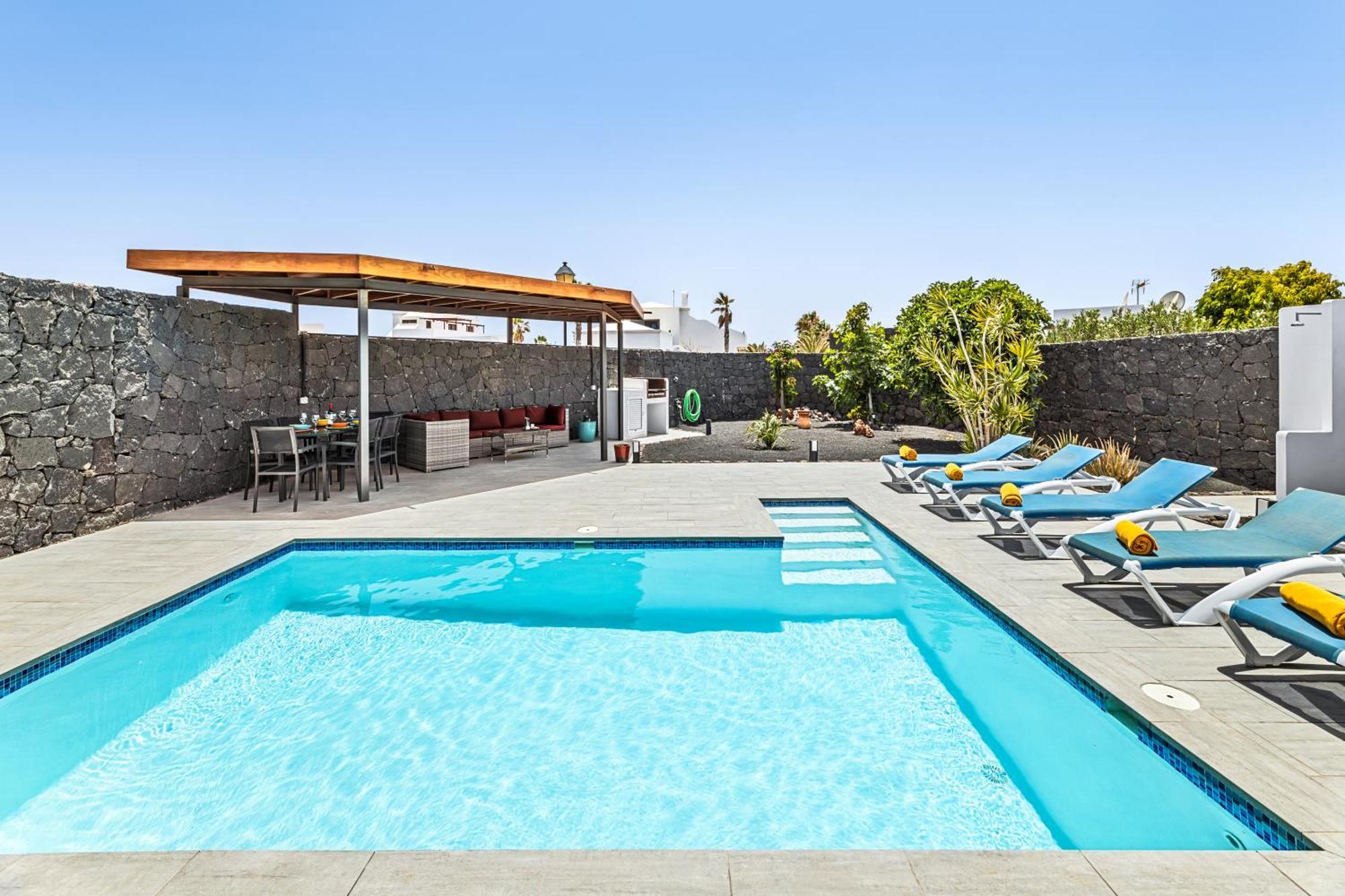 3 Bedroom Villa With Private Pool Close To Papagayo Beach Playa Blanca  Luaran gambar